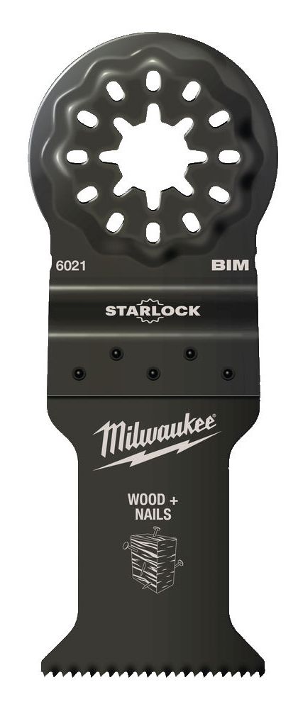 Полотно для мультітула BiM STARLOCK MILWAUKEE, 35х42мм (деревина з цвяхами) (48906021)