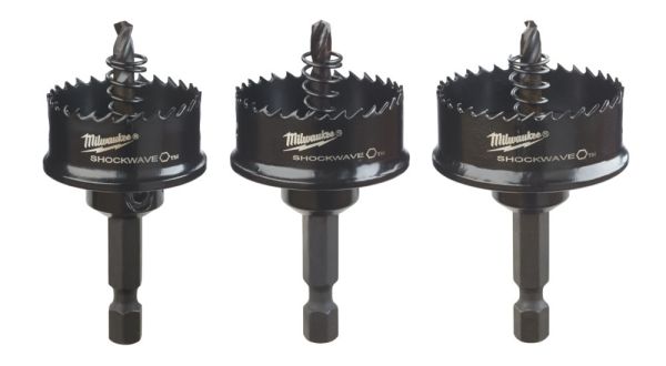 Набор коронок Milwaukee Shockwave 22х29х35 мм" 3 шт (49224800)