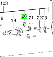 Шестерня приводу для M18ONEFHIWF1 MILWAUKEE (4931465316)