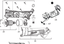 Корпус для HD18 AG115 MILWAUKEE (4931466311)