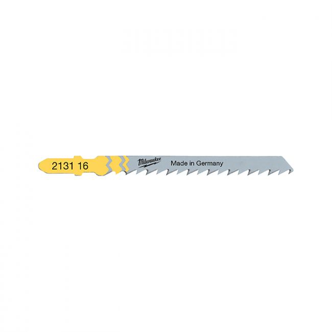 Полотна для лобзиків T144D MILWAUKEE, 75х4,0мм, (5шт), (деревина, швидкий різ) (4932213116)