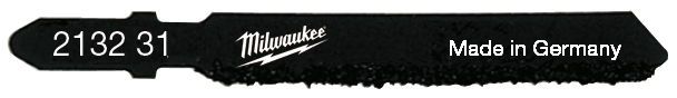 Полотно для лобзиків T130 Coarse grit MILWAUKEE, 54мм, зерно 30, (чавун) (4932213231)
