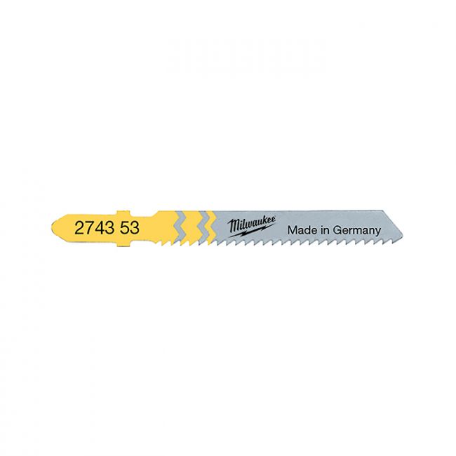 Полотна для лобзиків T111C MILWAUKEE, 75х3,0мм, (5шт), (деревина) (4932254071)