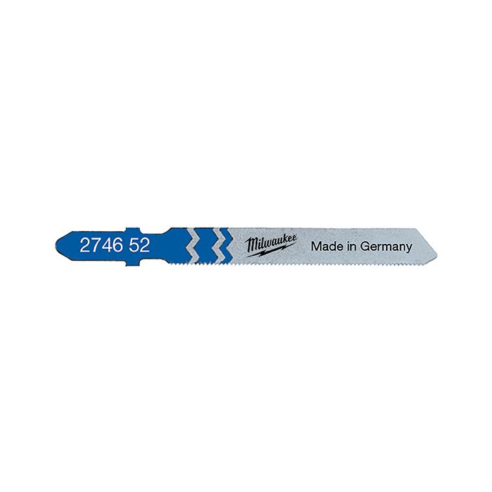 Полотна для лобзиків T101A Bi-Metal MILWAUKEE, 75х2,5мм, (5шт), (універсальні) (4932274651)