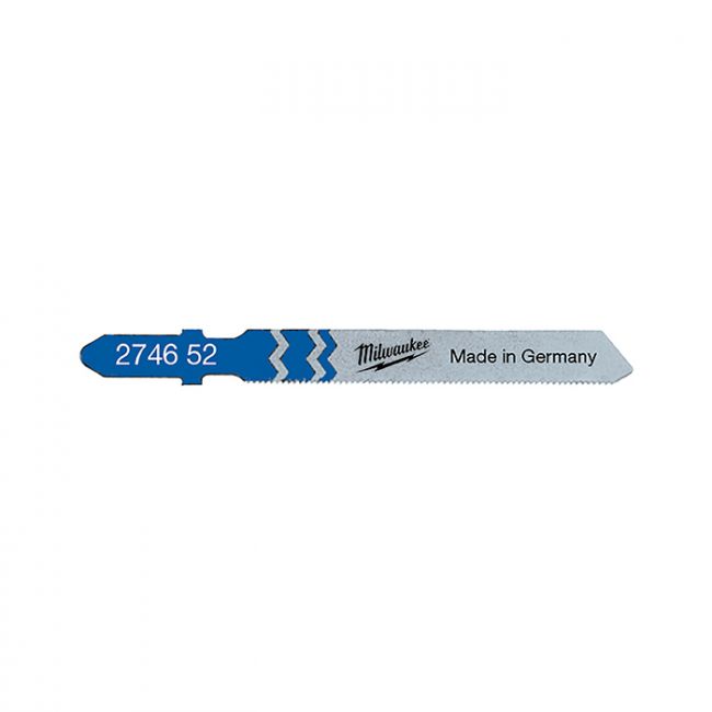 Полотна для лобзиків T101A Bi-Metal MILWAUKEE, 75х2,5мм, (5шт), (універсальні) (4932274651)