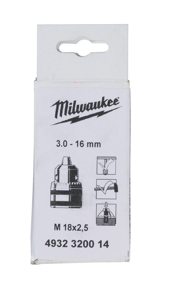 Патрон ключовий MILWAUKEE 3-16 М18х2,5 (4932320014)
