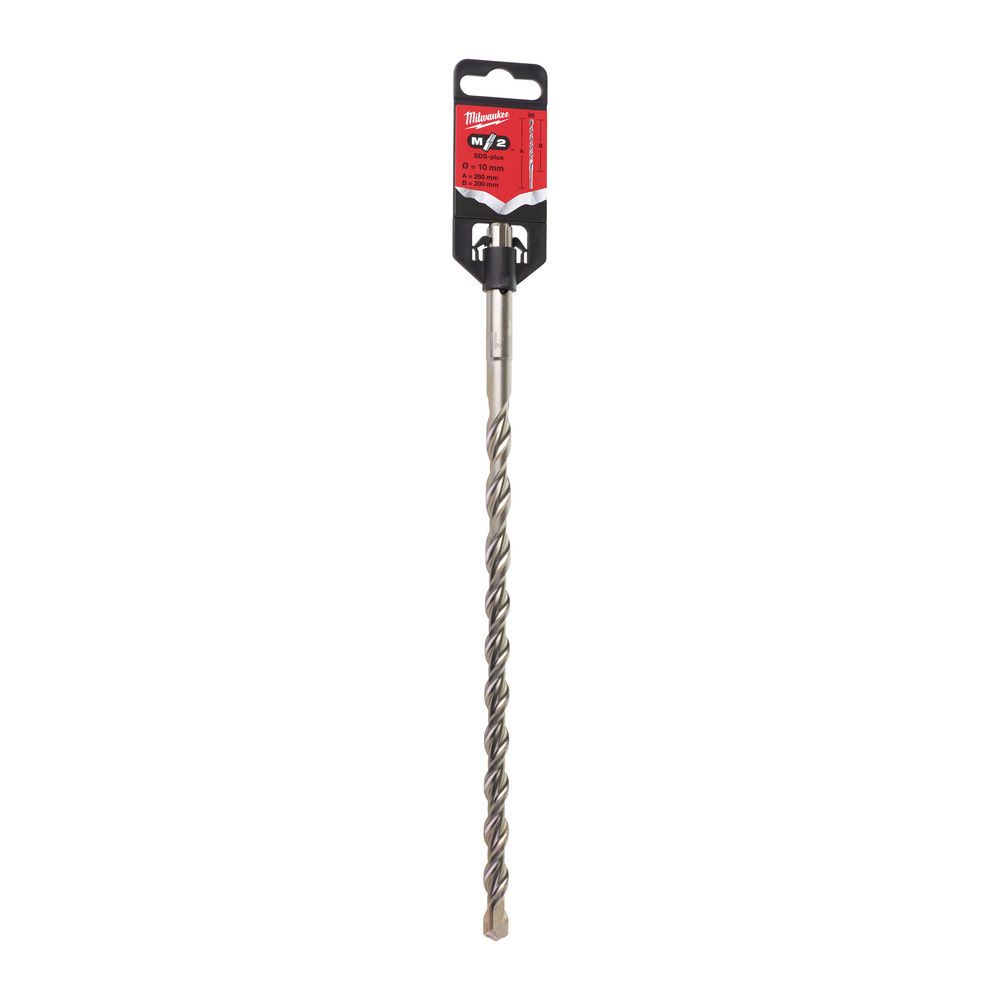 Бур Milwaukee SDS plus MS2, 2 реж. кромки 10x260 мм, 1 шт. (4932344295)