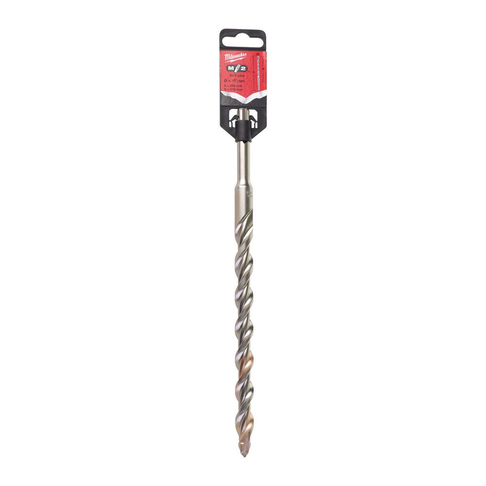 Бур SDS-PLUS M2 MILWAUKEE, діаметр 15,0х260х210мм (4932344300)