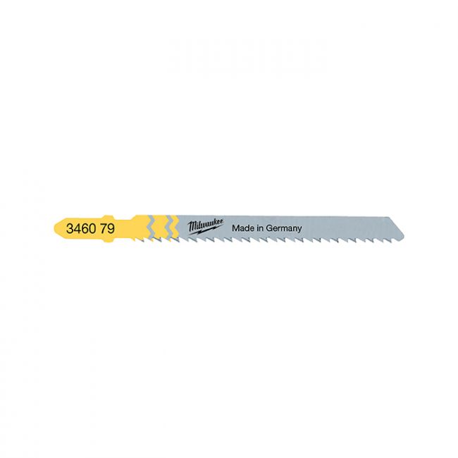 Полотна для лобзиків T101BR MILWAUKEE, 7х2,5мм, (5шт), (зворотній різ) (4932346079)