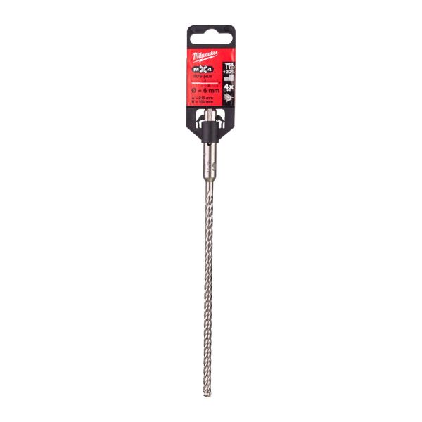 Бур Milwaukee SDS Plus MX4 6Х215Х150 мм, 1 шт. (4932352013)