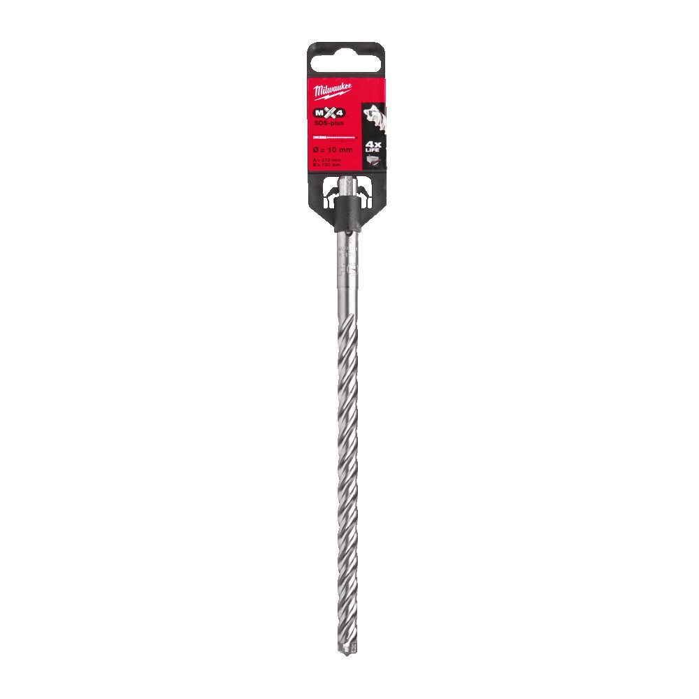 Бур Milwaukee SDS Plus MX4 10Х210Х150 мм, 1 шт. (4932352027)
