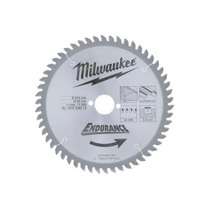 Диск для циркулярных пил по дереву Milwaukee WCSB 165 x 30 x 36 (1шт) (4932352133)
