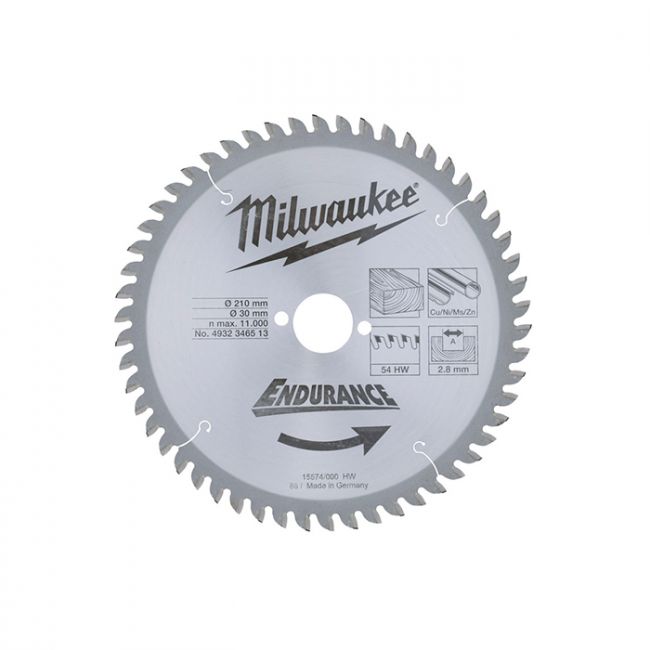 Диск для торцовочной пилы Milwaukee WCSB 210 x 30 x 24 мм (1шт) (4932352135)
