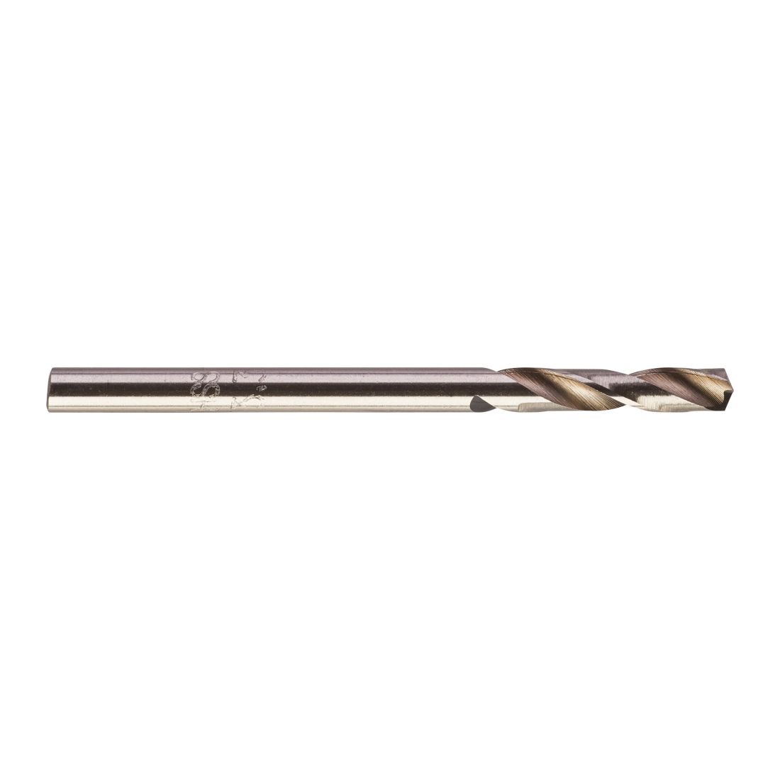 Свердло по металу HSS-G MILWAUKEE DIN1897, діаметр 3,3х49х18мм, скорочене, (10шт), пластикова коробка (4932352204)