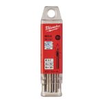 Свердло по металу HSS-G MILWAUKEE DIN1897, діаметр 3,7х52х20мм, скорочене, (10шт), пластикова коробка (4932352206)