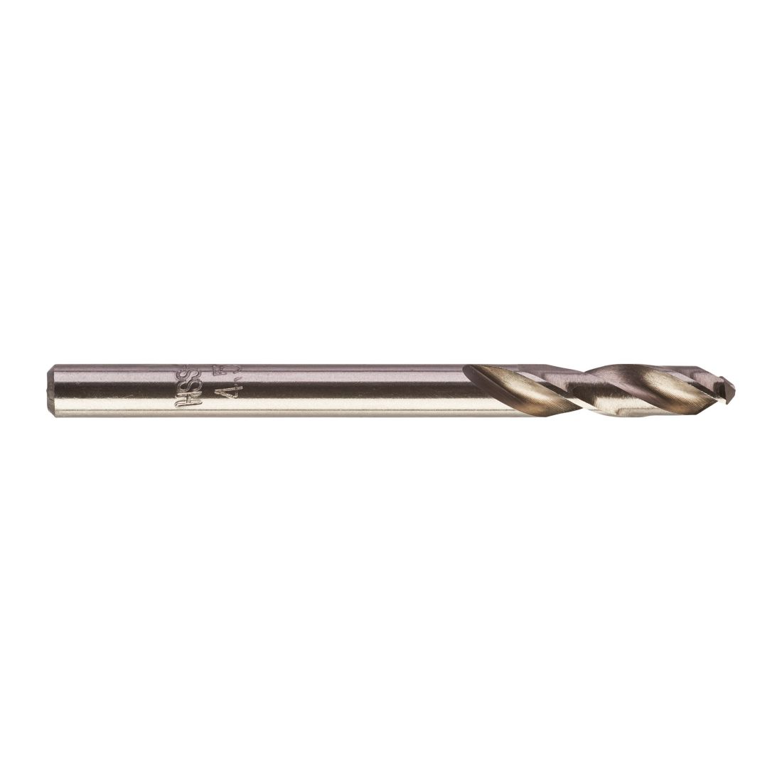 Свердло по металу HSS-G MILWAUKEE DIN1897, діаметр 4,5х58х24мм, скорочене, (10шт), пластикова коробка (4932352209)