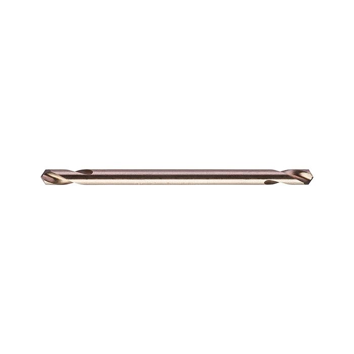 Свердло по металу HSS-G MILWAUKEE, DIN 1412 C, діаметр 2,5х43х10мм, двостороннє, (10шт), пластикова коробка (4932352222)