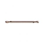 Свердло по металу HSS-G MILWAUKEE, DIN 1412 C, діаметр 2,5х43х10мм, двостороннє, (10шт), пластикова коробка (4932352222)