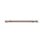 Свердло по металу HSS-G MILWAUKEE, DIN 1412 C, діаметр 3,3х49х12мм, двостороннє, (10шт), пластикова коробка (4932352225)