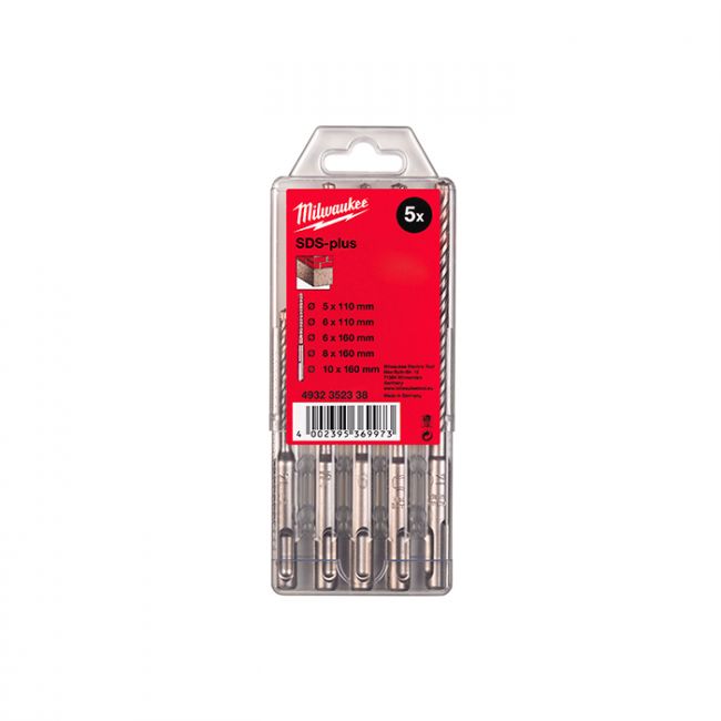 Набір бурів SDS-PLUS M2 MILWAUKEE, (10шт) (4932352340)