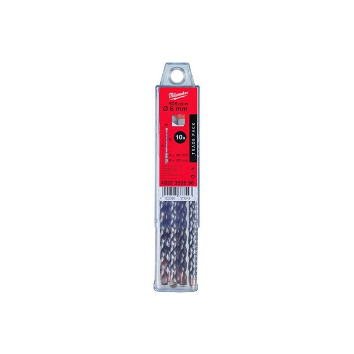 Бур Milwaukee SDS-PLUS Trade 10x210 мм, 10 шт (4932352700)