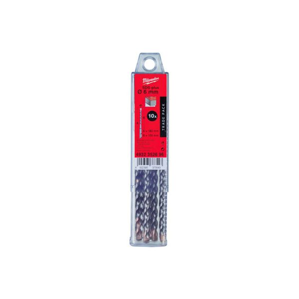 Бур Milwaukee SDS-PLUS Trade 10x210 мм, 10 шт (4932352700)