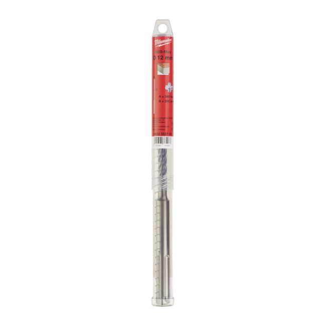 Бур SDS-MAX MX4 MILWAUKEE, діаметр 12,0х340х200мм (4932352750)