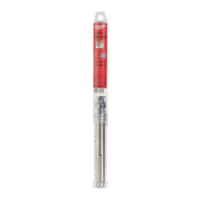 Бур SDS-MAX MX4 MILWAUKEE, діаметр 24,0х320х200мм (4932352772)