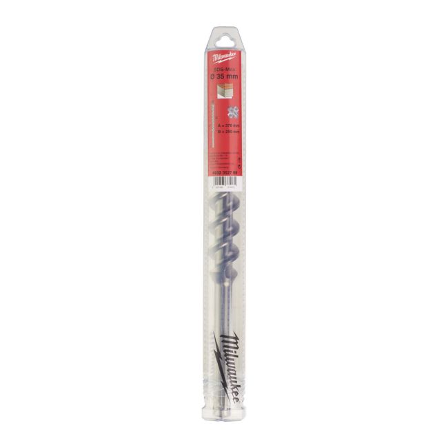 Бур SDS-MAX MX4 MILWAUKEE, діаметр 35,0х370х250мм (4932352789)