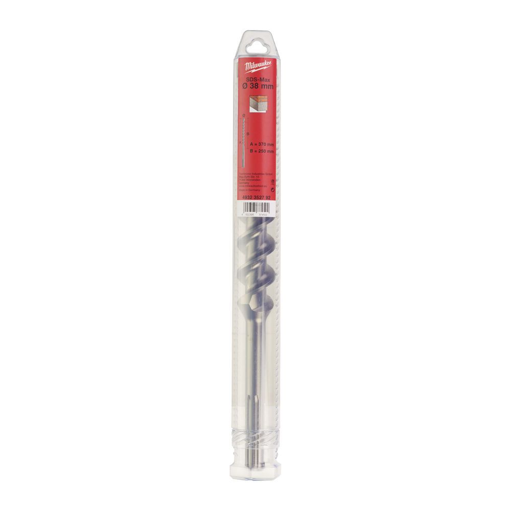 Бур SDS-MAX MX4 MILWAUKEE, діаметр 38,0х370х250мм (4932352792)