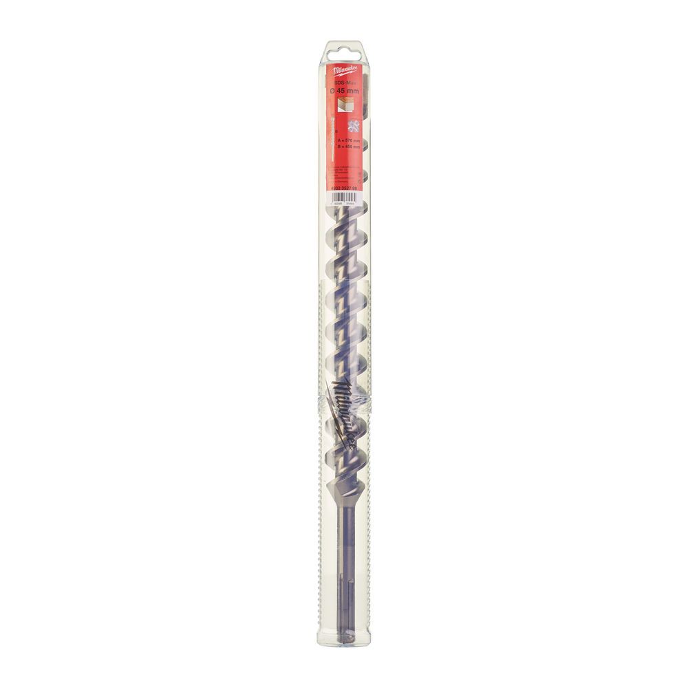 Бур SDS-MAX MX4 MILWAUKEE, діаметр 45,0х570х450мм (4932352798)
