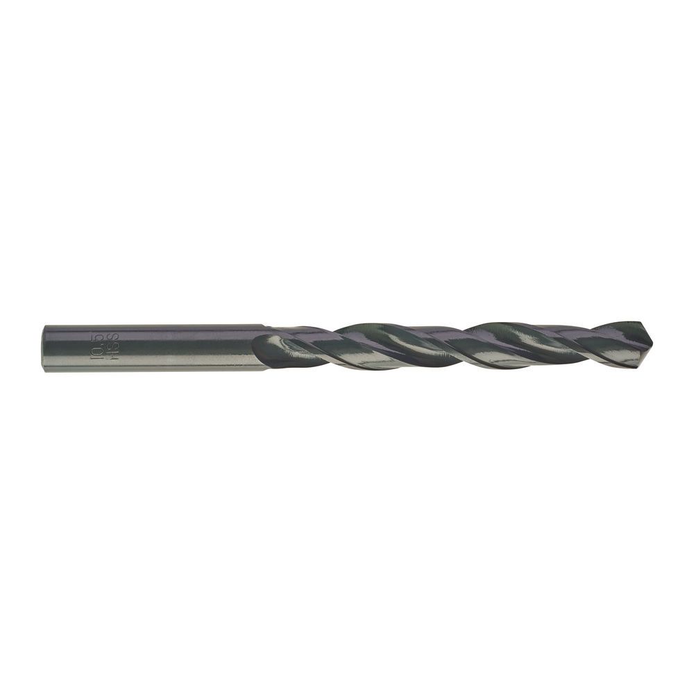Свердло по металу HSS-R MILWAUKEE DIN338, діаметр 10,5х133х87мм, (5шт), пластикова коробка (4932363539)