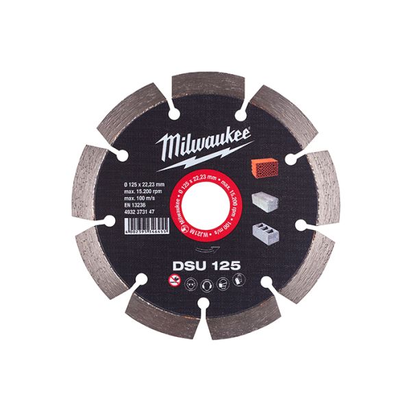 Диск алмазный Milwaukee DSU 125 мм (4932373147)