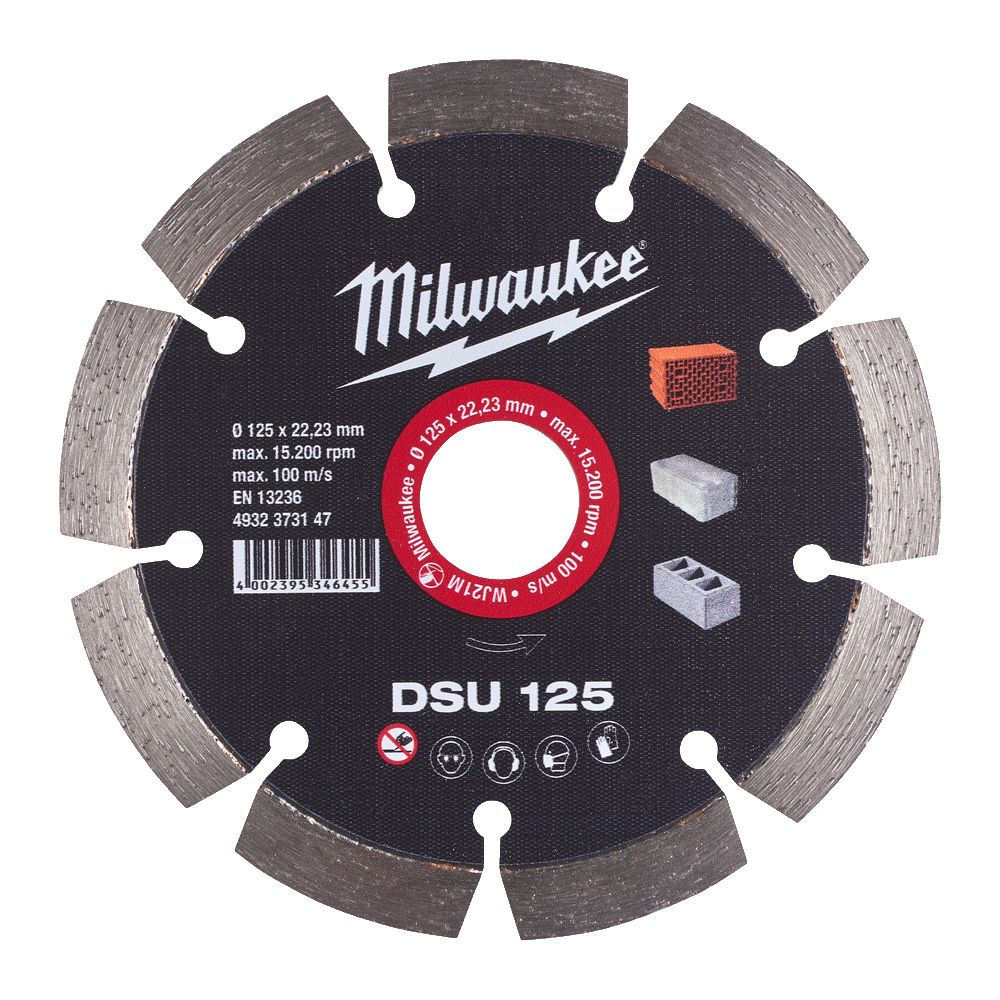 Диск алмазный Milwaukee DSU 125 мм (4932373147)