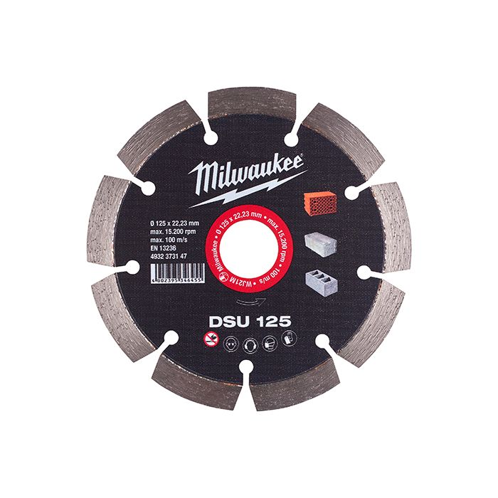 Диск алмазний MILWAUKEE DSU 150, діаметр 150мм (для штроборізів) (4932373148)