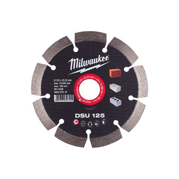 Диск алмазний MILWAUKEE DSU 150, діаметр 150мм (для штроборізів) (4932373148)