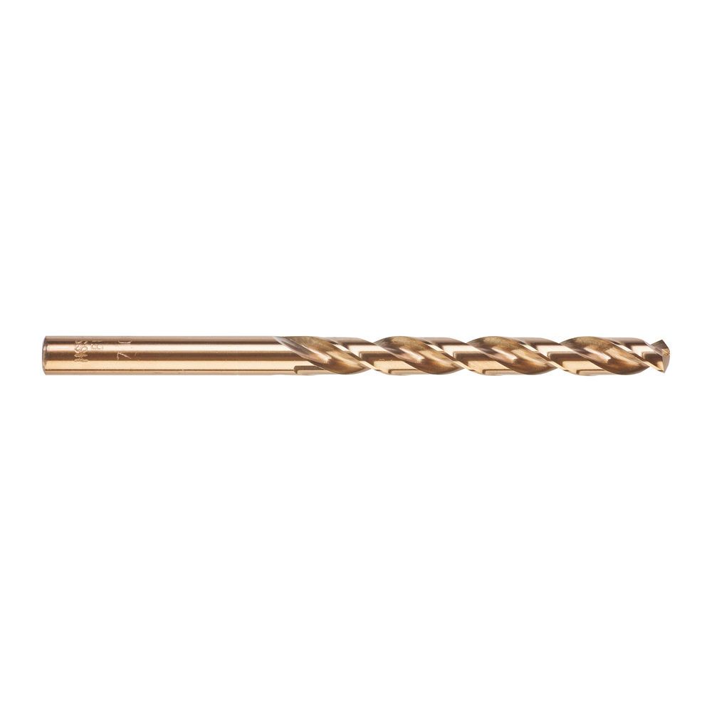 Свердло по металу HSS-Co MILWAUKEE DIN338, діаметр 7,0х109х69мм, (5шт), пластикова коробка (4932373348)