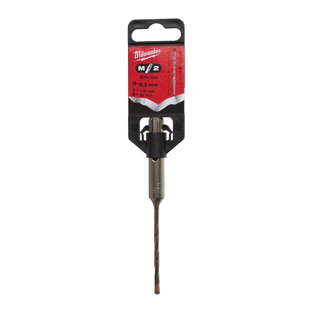 Бур SDS-PLUS M2 MILWAUKEE, діаметр 3,5х110х50мм (4932373908)