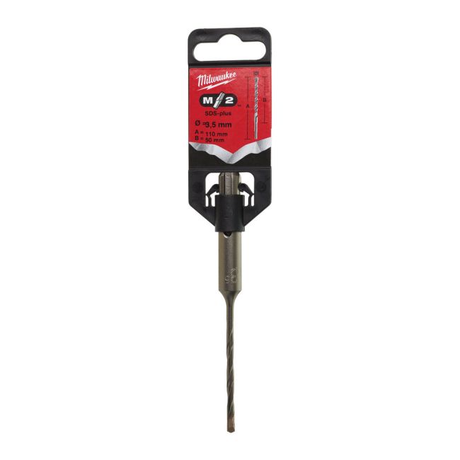 Бур SDS-PLUS M2 MILWAUKEE, діаметр 3,5х110х50мм (4932373908)