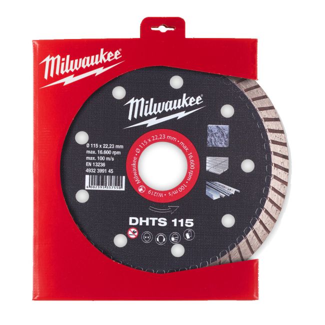 Диск алмазний MILWAUKEE DHTS 115, діаметр 115мм (4932399145)