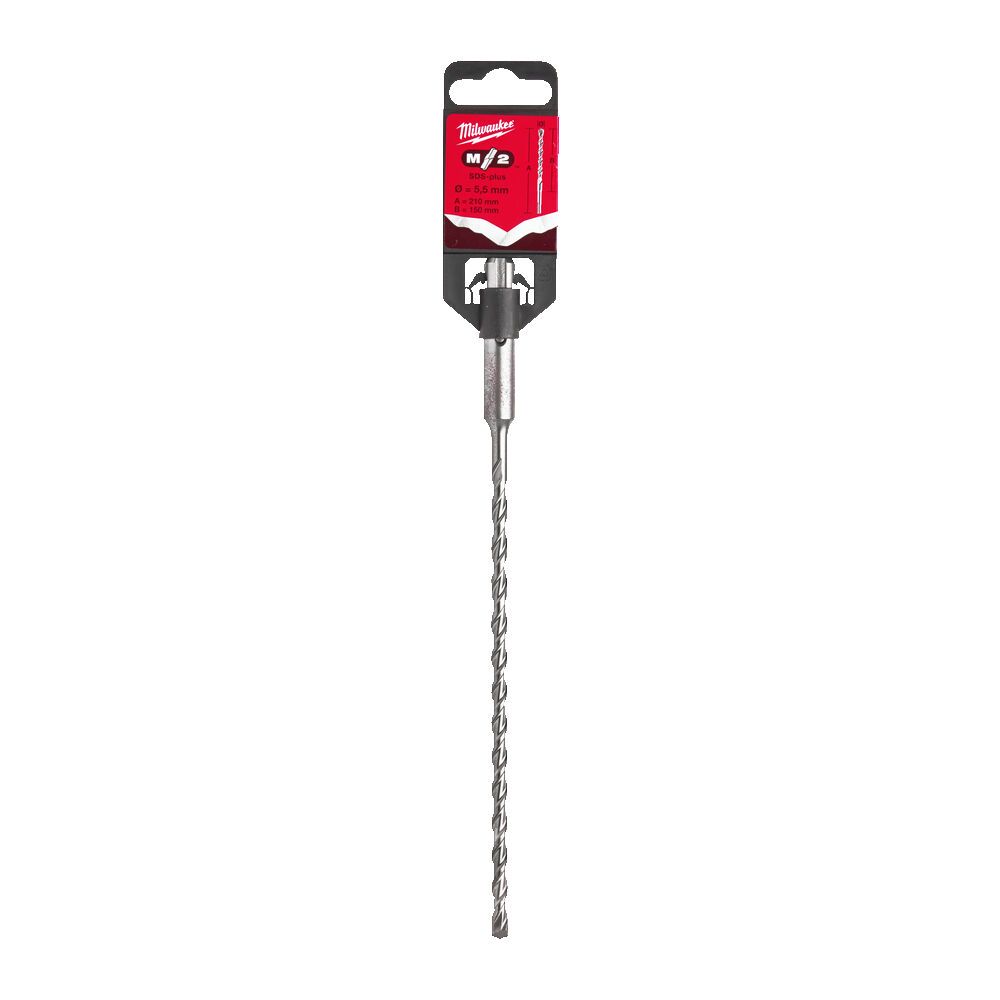 Бур SDS-PLUS M2 MILWAUKEE, діаметр 5,5х210х150мм (4932399317)