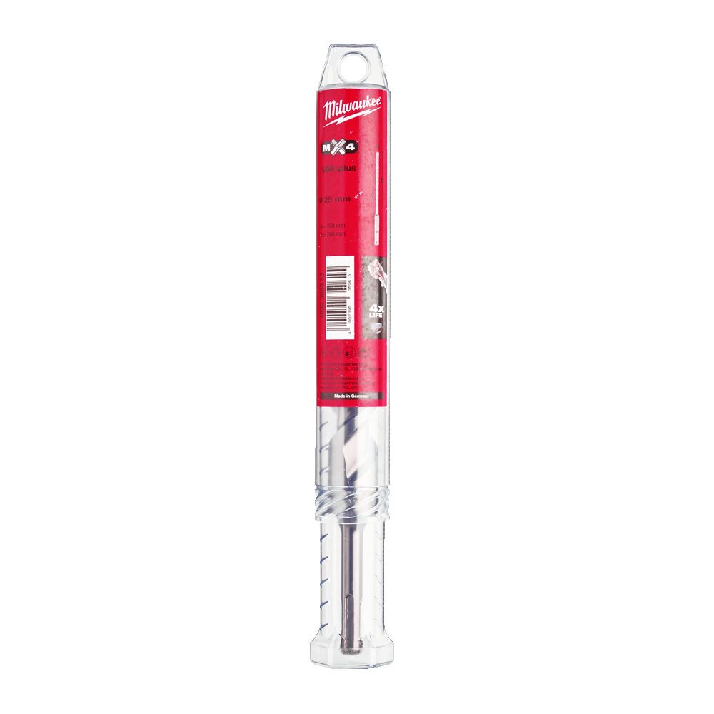 Бур Milwaukee SDS-PLUS MX4 25x250 мм (4932399333)