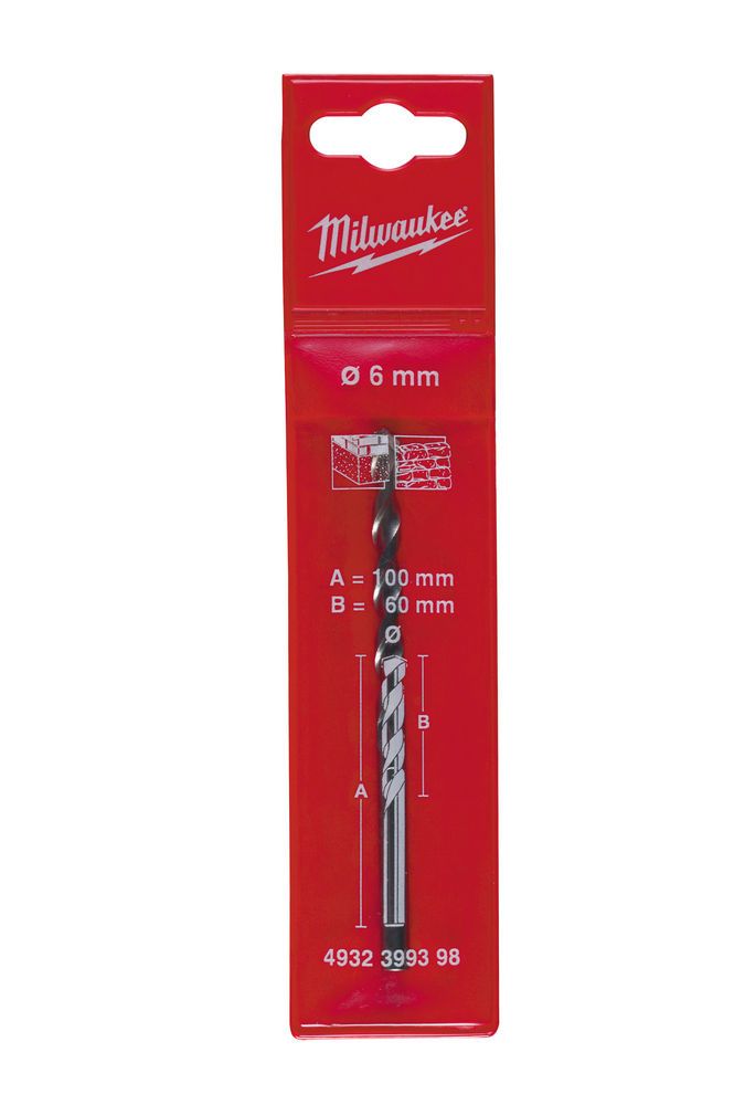 Свердло по бетону MILWAUKEE PREMIUM діаметр 6x100х40мм (4932399398)