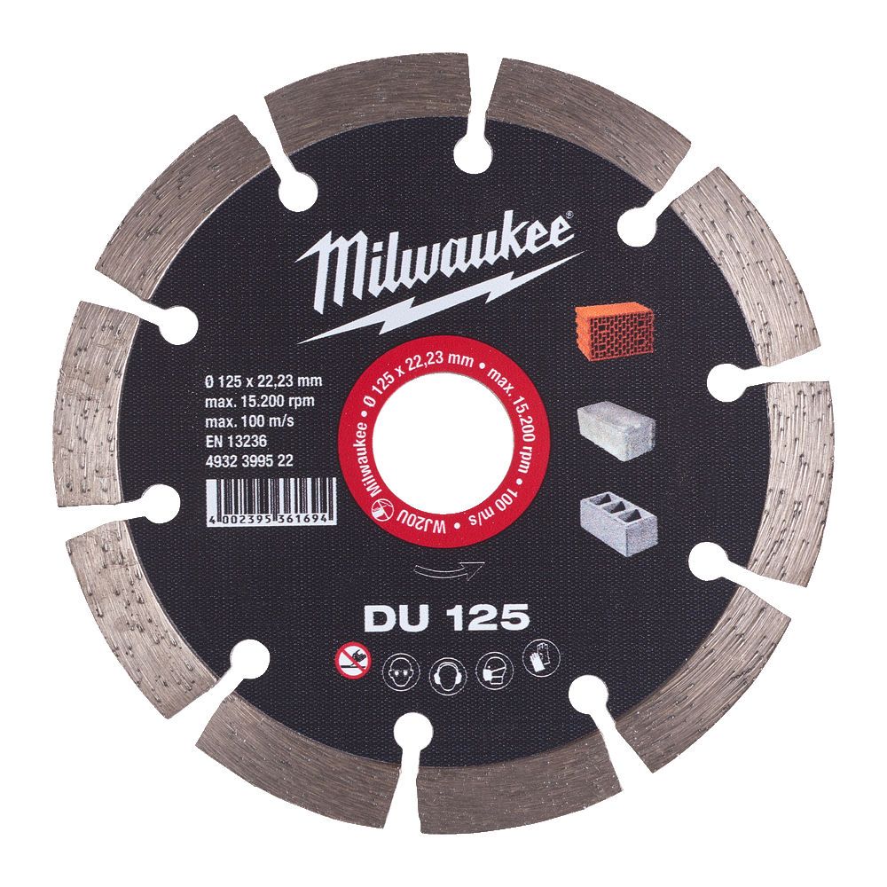 Диск алмазный Milwaukee DU 125 мм (4932399522)