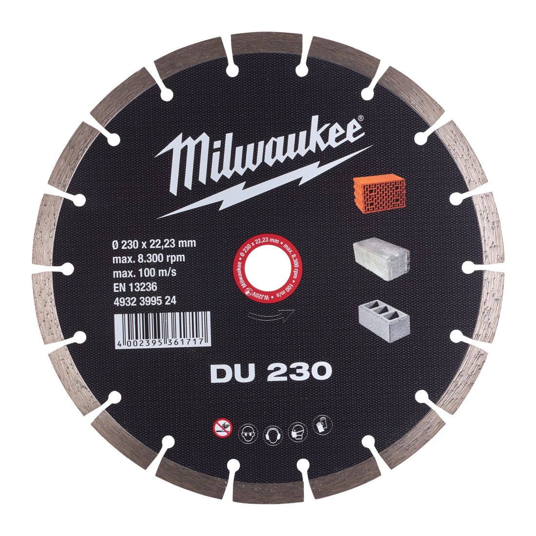 Диск алмазный Milwaukee DU 230 мм (4932399524)