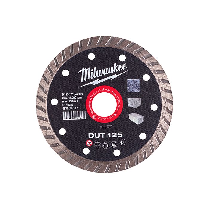 Диск алмазный Milwaukee DUT 125 мм (4932399527)