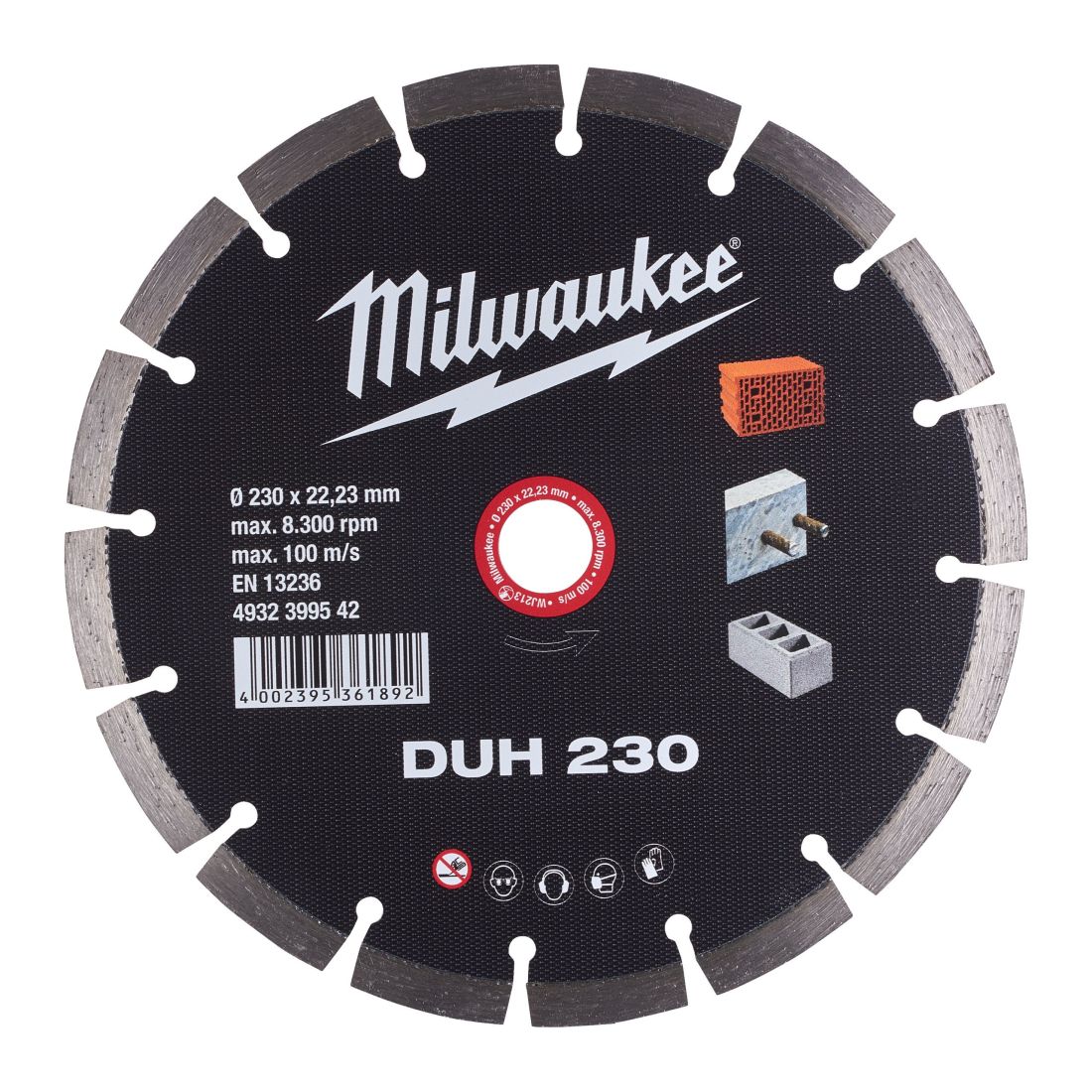 Диск алмазный Milwaukee DUH 230 мм (4932399542)