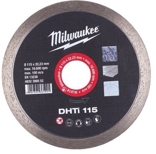 Диск алмазний MILWAUKEE DHTi 115, діаметр 115мм (4932399552)