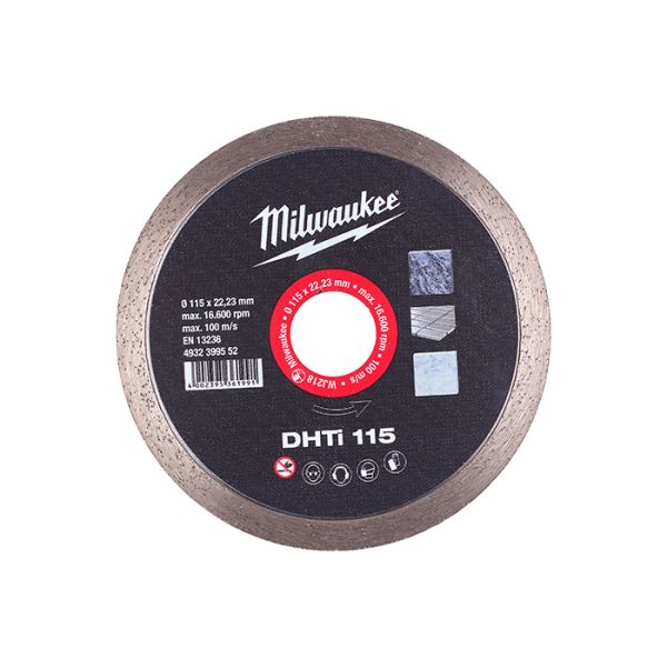 Диск алмазний MILWAUKEE, DHTI 125, діаметр 125мм (4932399553)
