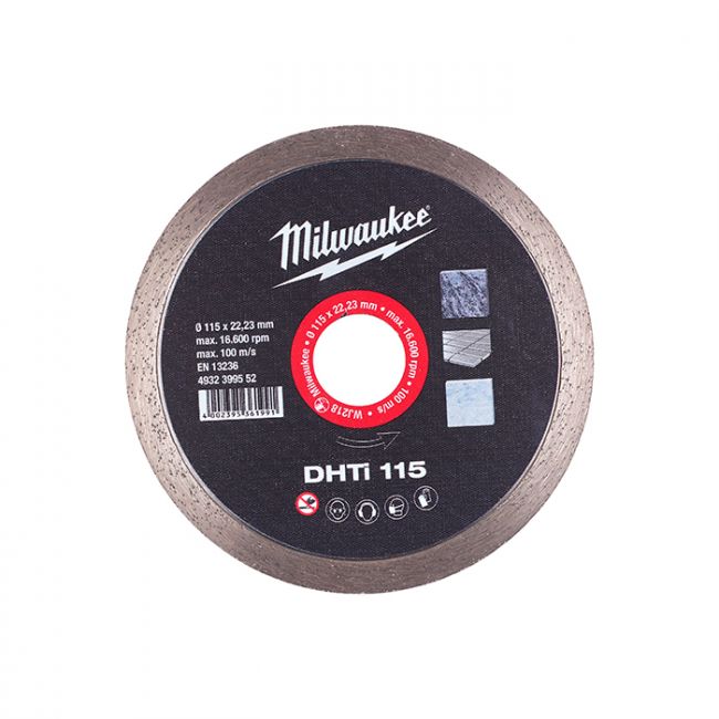 Диск алмазний MILWAUKEE, DHTI 125, діаметр 125мм (4932399553)